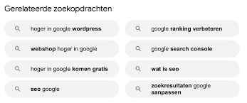 hoger in google
