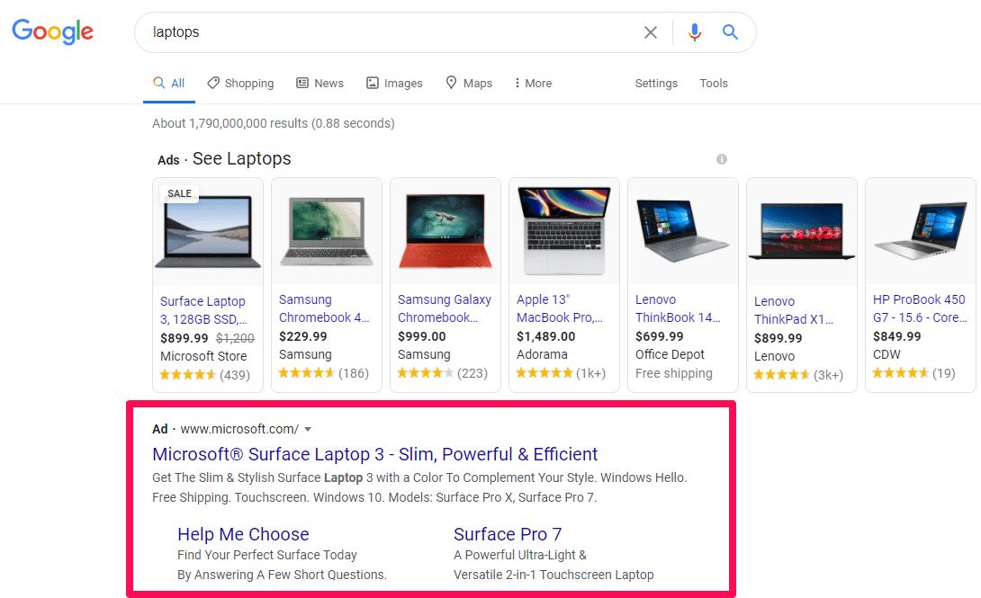 sea google ads